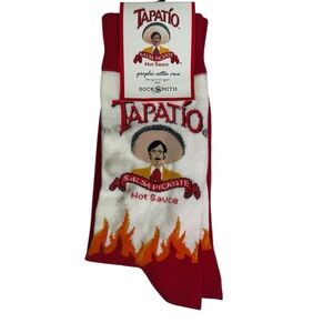 Socksmith Tapatío Hot‎ Sauce Graphic Crew Socks